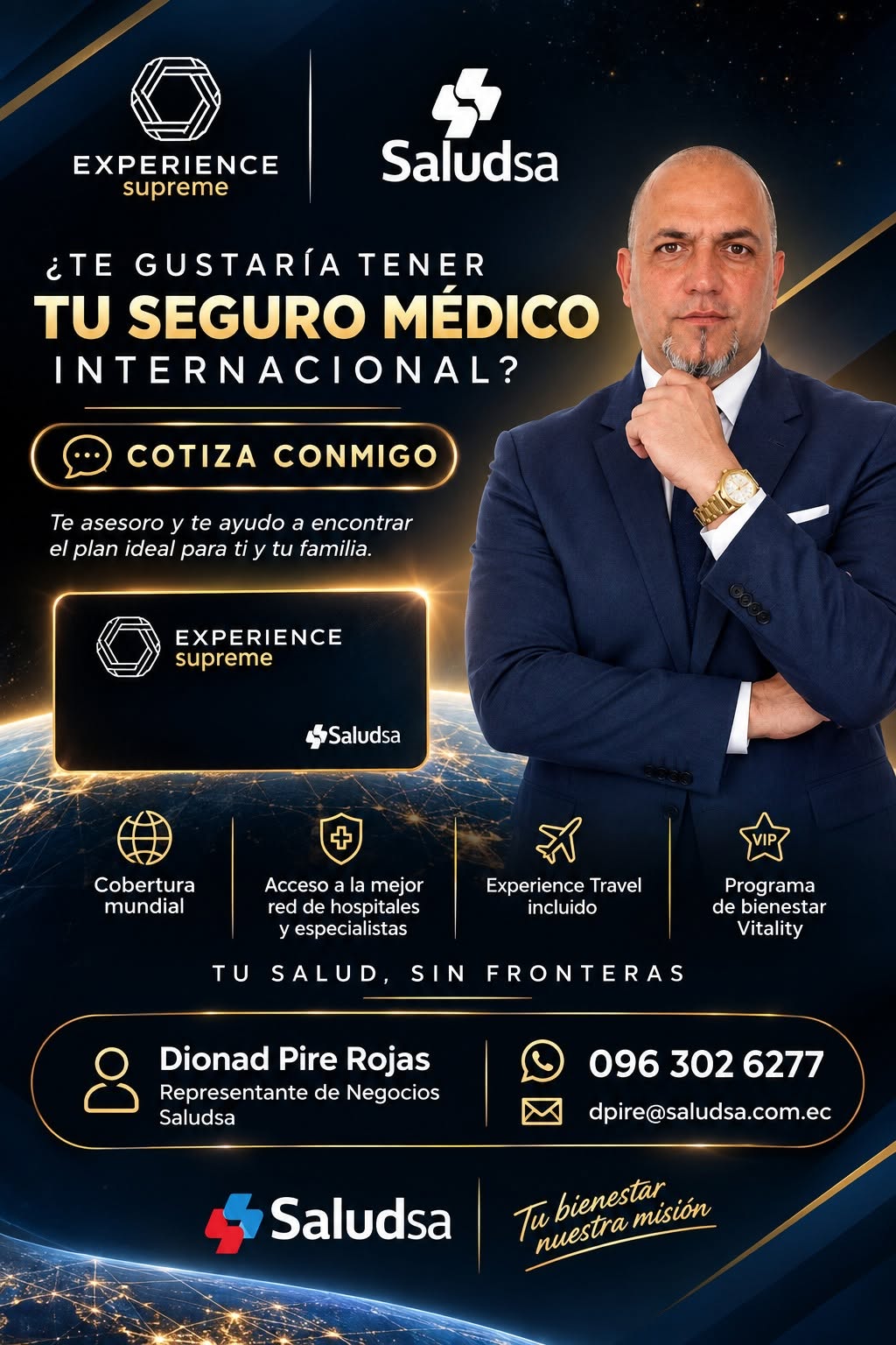Dionad Pire presenta una alternativa de cobertura médica internacional